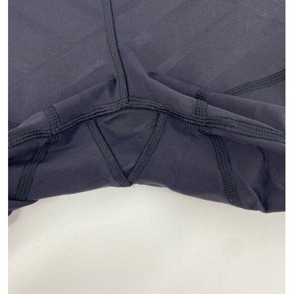 Lululemon Hot Like Agni Crop Full-On Luxtreme Mesh Leggings Black Size 6 EUC - Picture 6 of 12